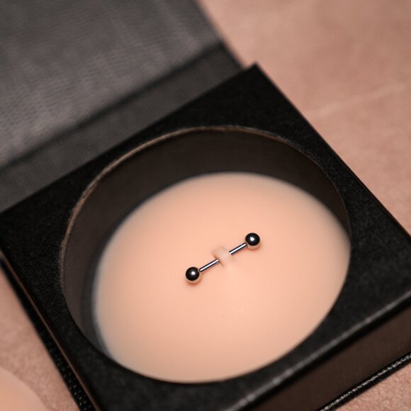 Raised Nipple Bar Pasties - Picture 6 of 7